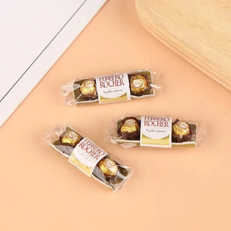 1Pc Casa delle bambole Simulazione Mini Cioccolato Casa delle bambole Decorazione alimentare Giocattolo Accessori per la casa delle bambole Giochi di imitazione Giocattoli