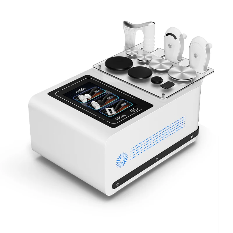 Tragbare 448KHZ RFTecar Therapie RET CET Diathermie Körper Sliming Maschine Schmerzlinderung Hautstraffung INDIBA Tiefenpflege Image