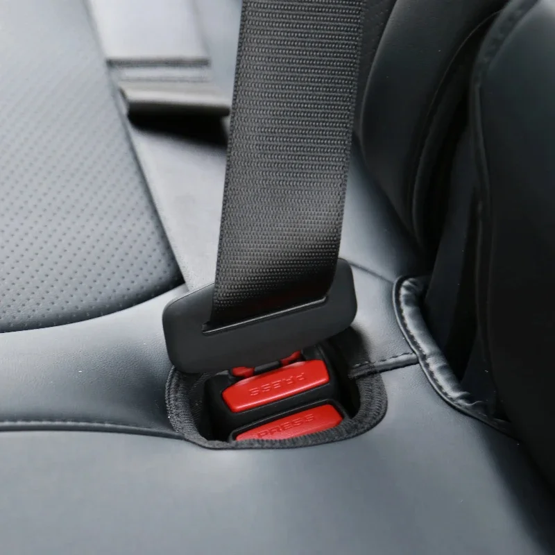 Für Tesla Model Y Launch/Juniper 2025, hintere Sicherheitsgurt-Schnalle, Gehäuse, Schale, Auto-Sicherheitsgurt-Stecker, Silikon-Schutzhülle, Zubehör Image