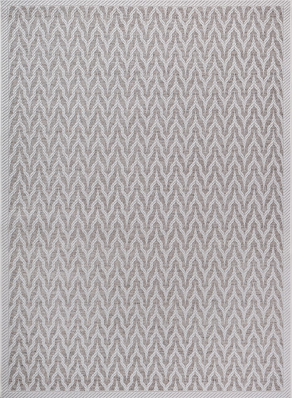 Tappeto da esterno design moderno, beige crema, 160 x 220 cm