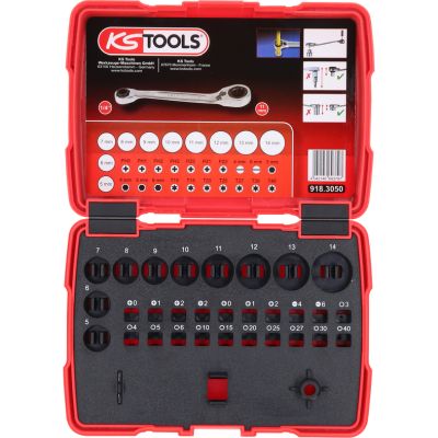 KS TOOLS Werkzeugkoffer Rot 918.3050-99 Image