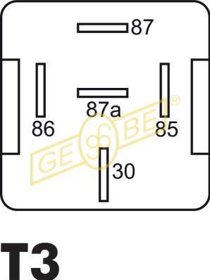 GEBE Relais, Arbeitsstrom 12V 9 9060 1 Image