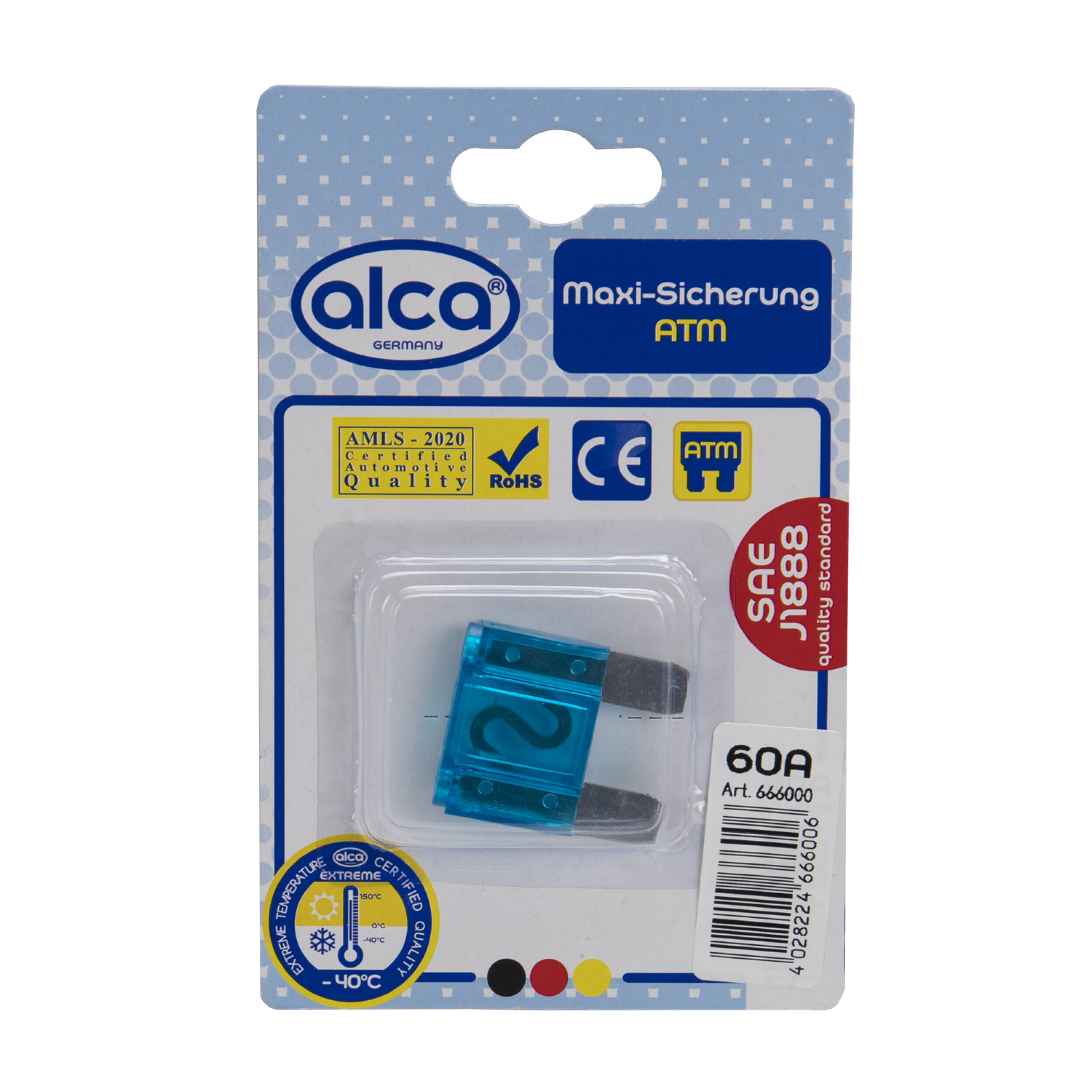 ALCA Maxi-Sicherung 60A; 1 St. Blister Sicherung 666000 Image