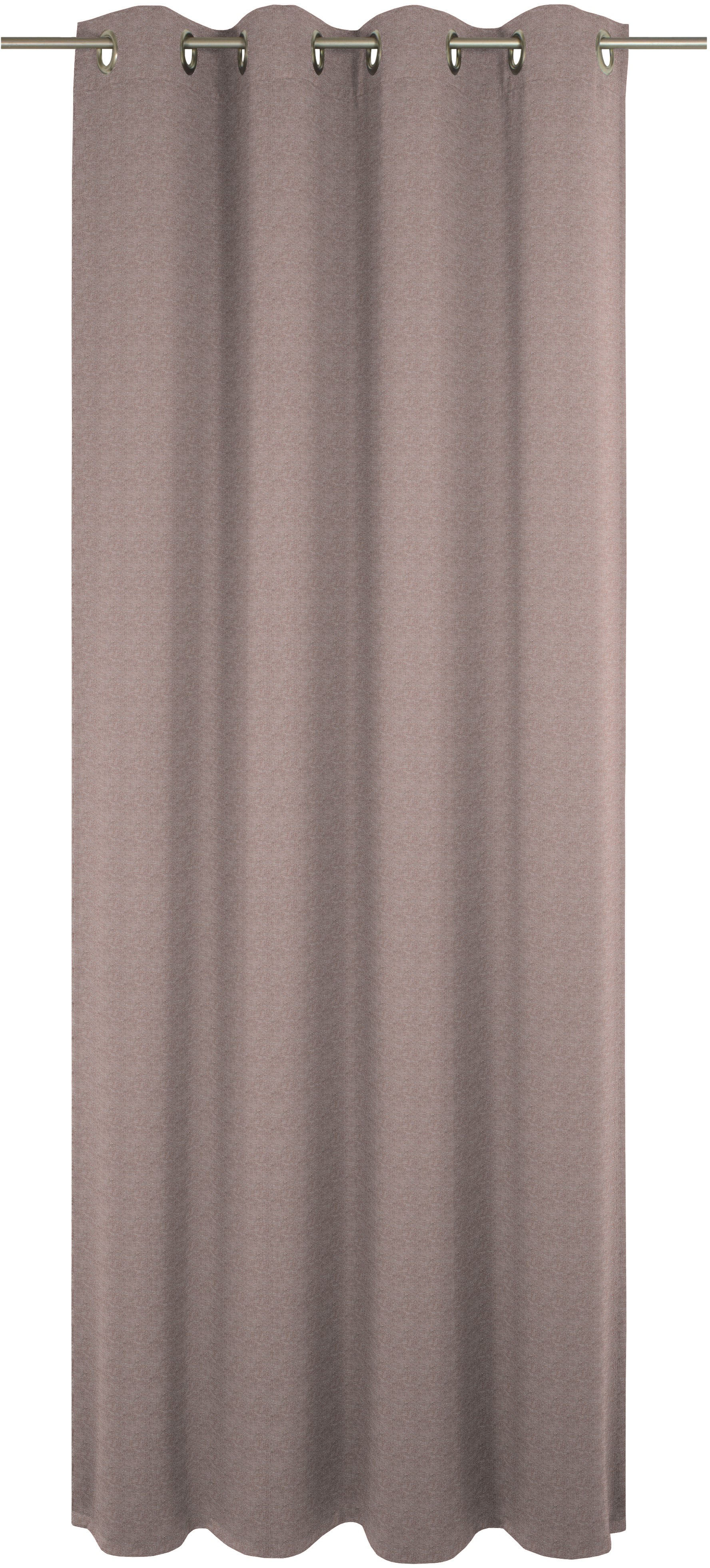 Vorhang WIRTH "Torbole", rot (apricot), B:132cm H:215cm, Baumwolle, Polyester, Gardinen, nach Maß Image