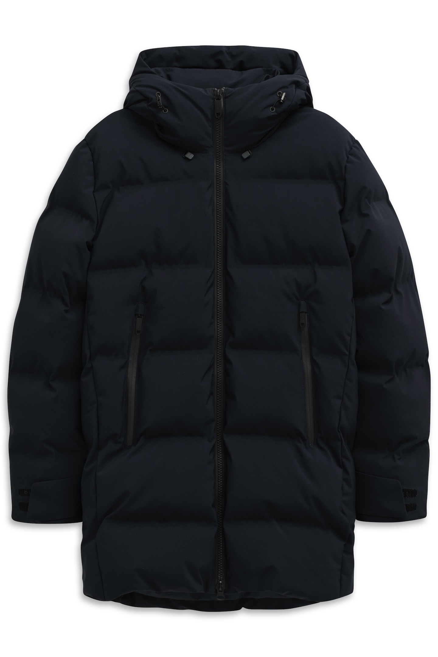 Parka BUGATTI "Rainseries", Herren, Gr. 54, 390, marine, 100% Polyester, unifarben, regular fit, Jacken, wasserdicht, atmungsaktiv und mit Kapuze Image