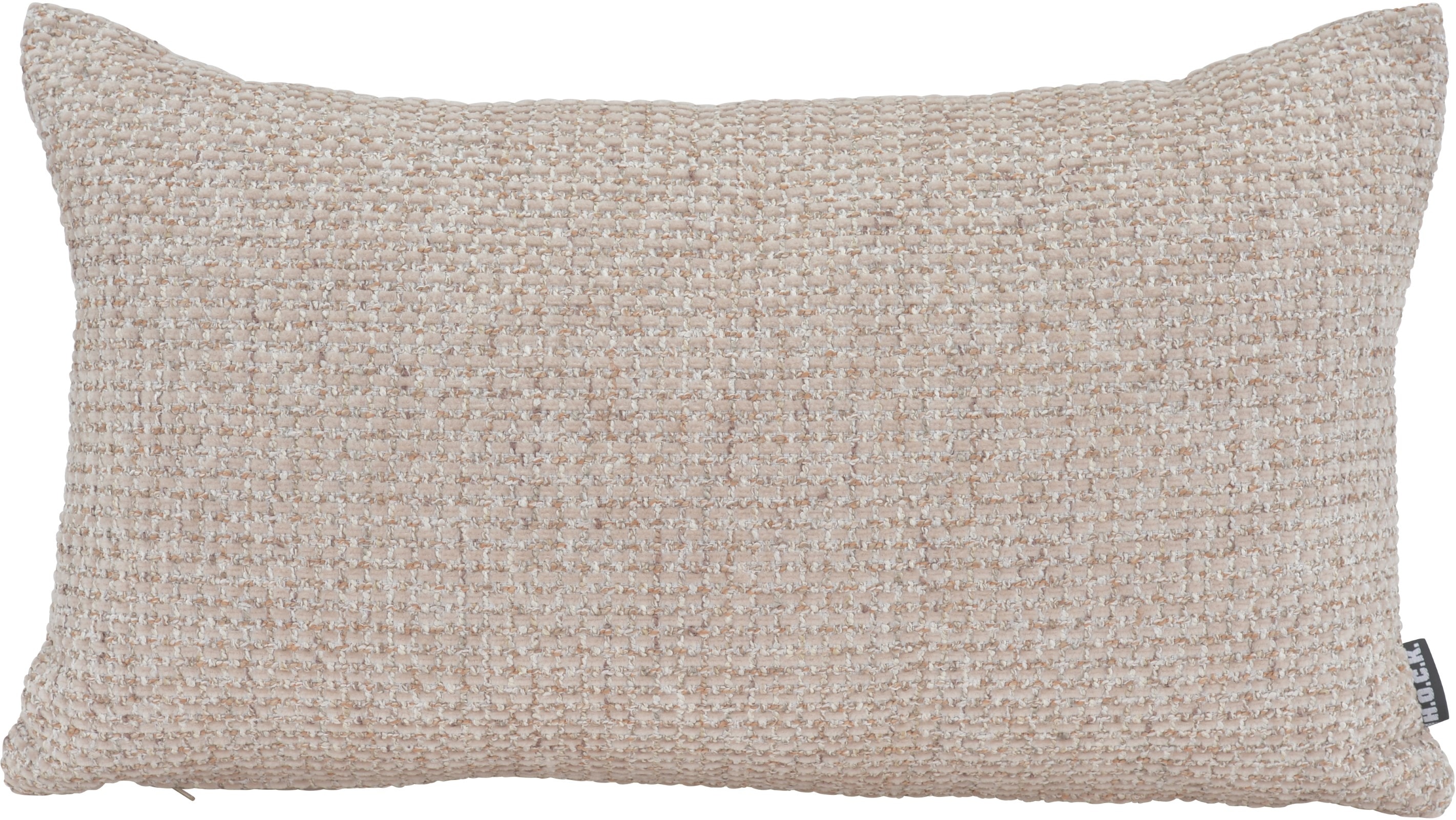 Dekokissen H.O.C.K. "Levin", taupe, unifarben, B:50cm H:10cm L:30cm, Obermaterial: 100% Polyester. Füllung: 100% Polyester, Dekokissen_Sitzkissen_Kissenhüllen, Sofakissen inkl. Füllung, 50x50cm, Dekokissen, strukturiert Image