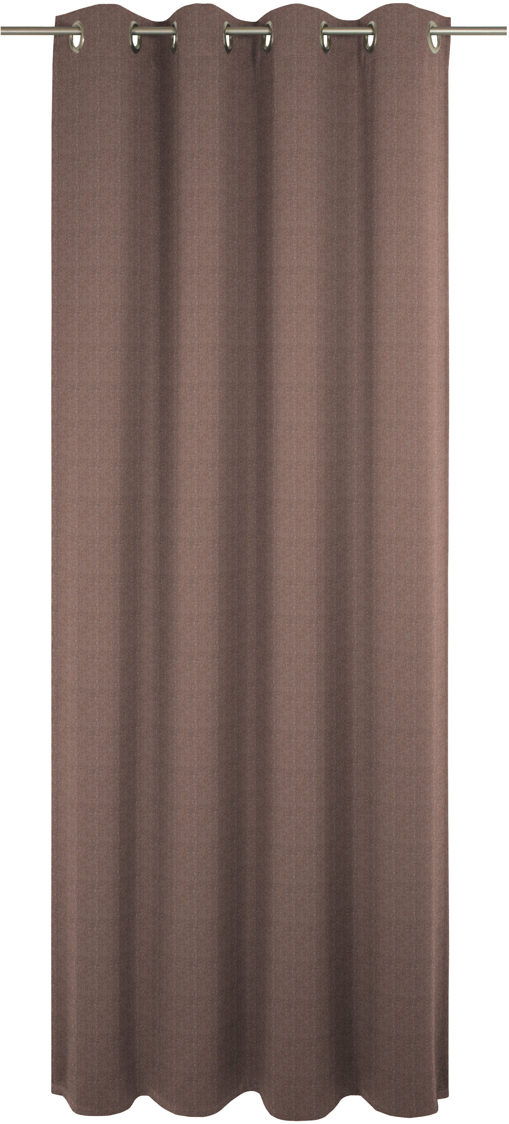 Vorhang WIRTH "Torbole", orange (terra), B:132cm H:215cm, Baumwolle, Polyester, Gardinen, nach Maß Image