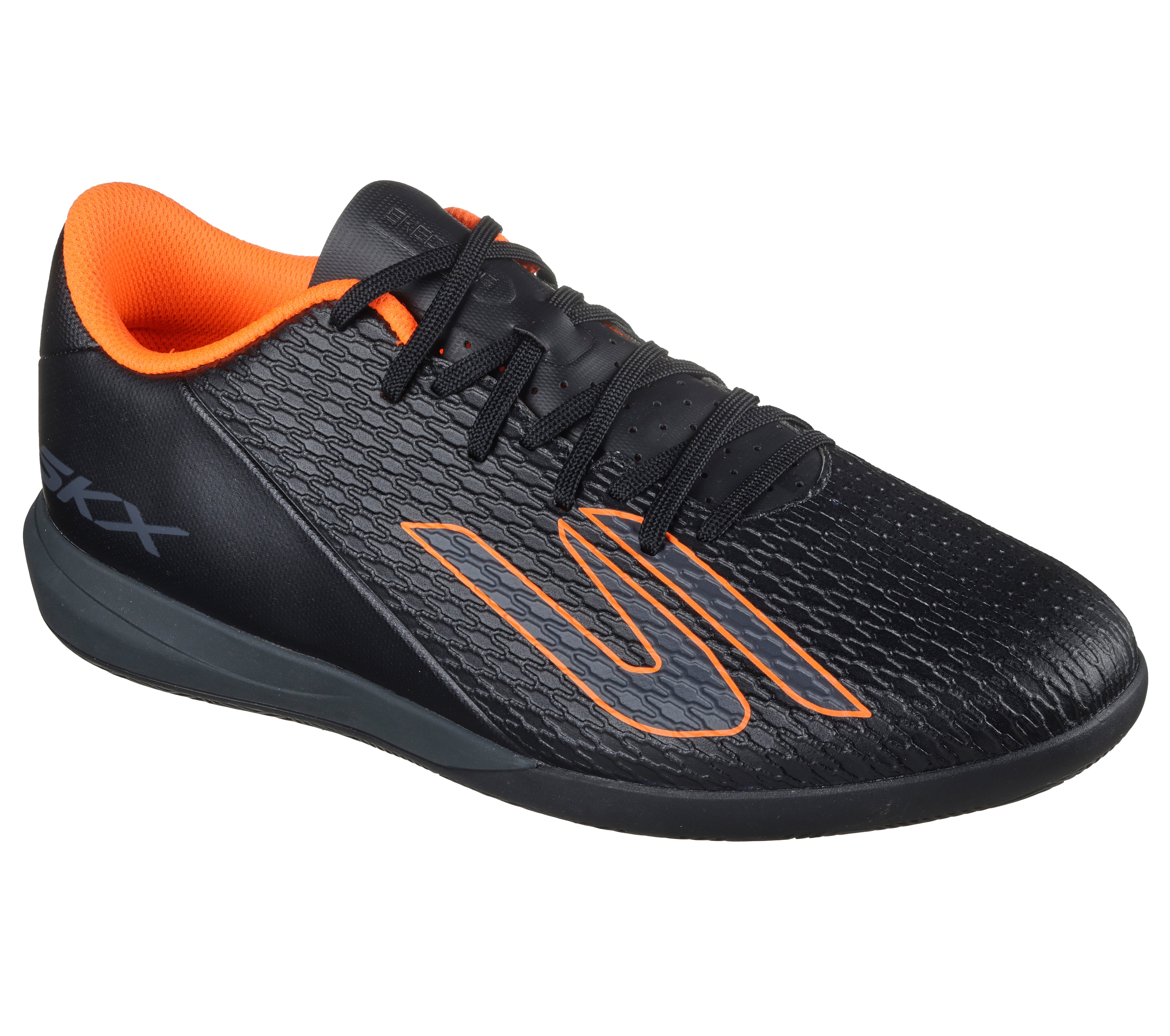 Fußballschuh SKECHERS "CLUB IC, Go Soccer Mens, Skechers Skx_2 Club Ic", Damen, Gr. 43, bkor schwarz, Schuhe Fußballschuh, Hallenfußballschuh mit leichter Skechers Move Foam™-Dämpfung