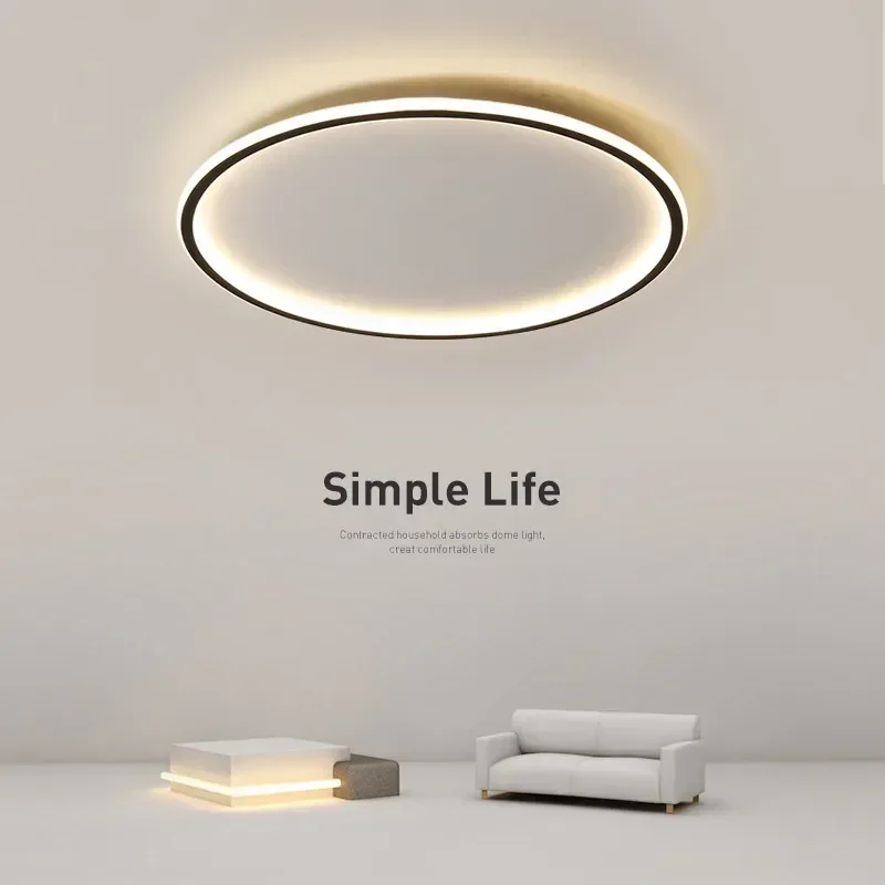 Nordic Minimalist LED Decke Licht Für Schlafzimmer Wohnzimmer Gang Studie Zimmer Balkon Kreisförmige Fernbedienung Beleuchtung Kronleuchter