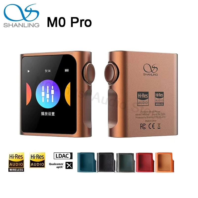 SHANLING M0 Pro lecteur MP3 HIFI lecteur de musique Portable haute résolution Audio lecteur MP3 bidirectionnel Bluetooth 2 * ES9219C DAC LDAC aptX PCM384