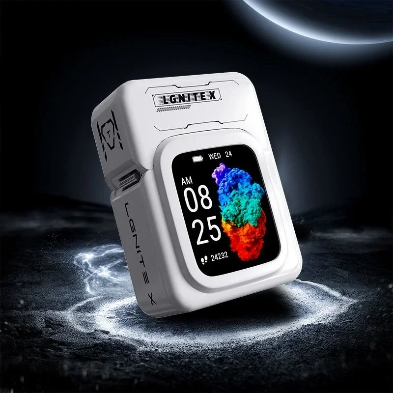 Neue Bluetooth Smart Elektronische Touchscreen Feuerzeug High-end Smart Feuerzeug Zigarette Zubehör männer Geschenk Motor Feuerzeug Image