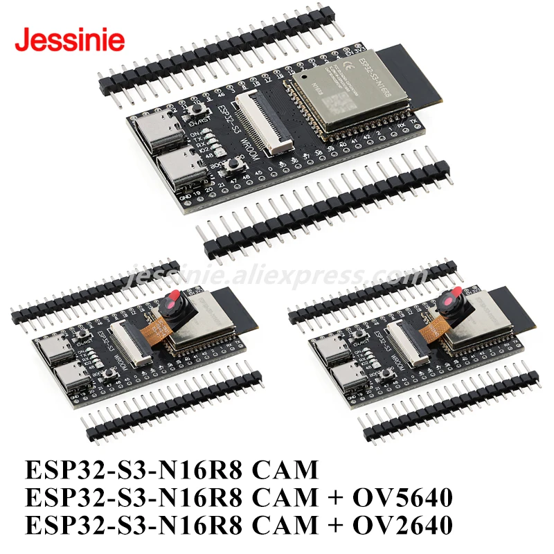 ESP32S3 ESP32-S3 N16R8 CAM Entwicklungsboard WiFi Ble Drahtloses 2,4G Wi-Fi Modul OV2640/OV5640 Kamera Image