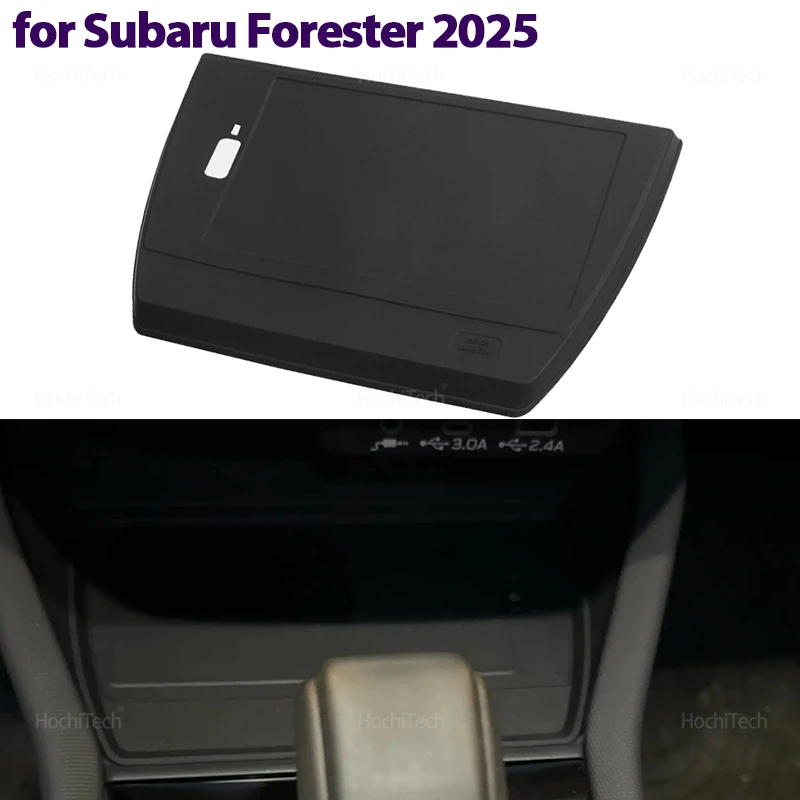 Kabelloses Ladepad für Telefon, rutschfeste Schnellladematte für Subaru Forester 2025, zentrale Steuerung, Schnellladematte Image