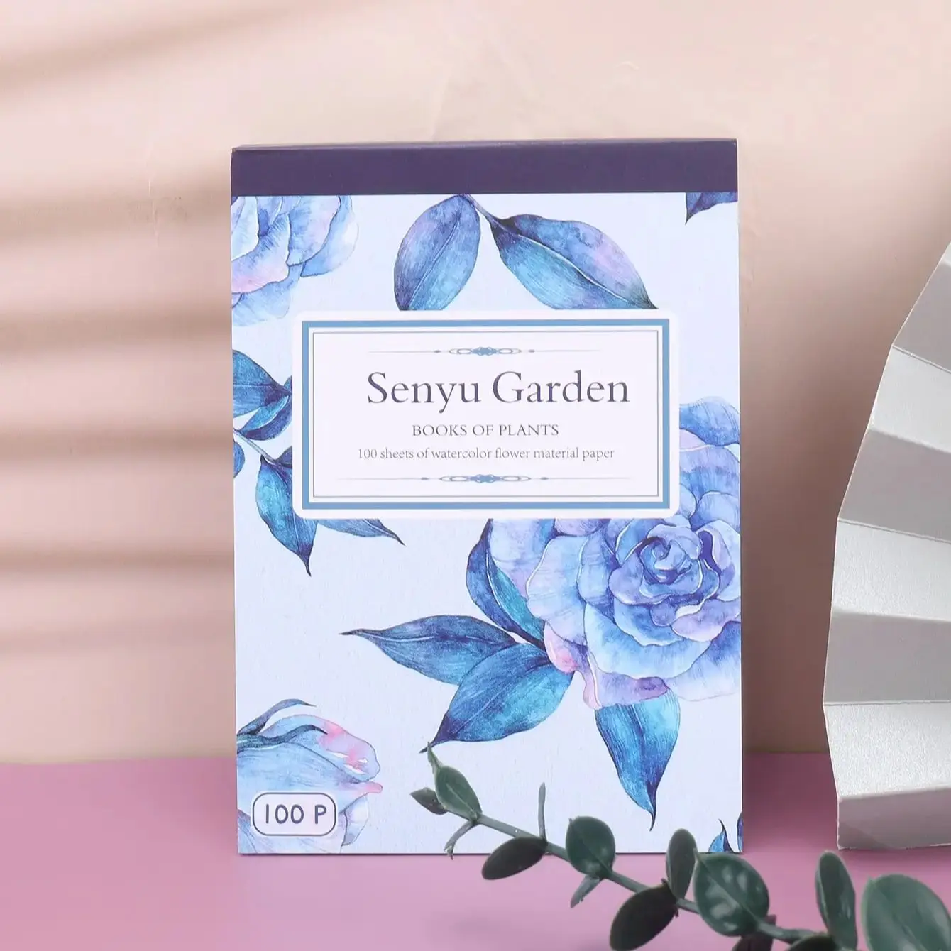 100 Blatt pro Buch aus Vintage-Dekorpapier mit verschiedenen Mustern, nicht klebend, geeignet für Bücher und Tagebuch