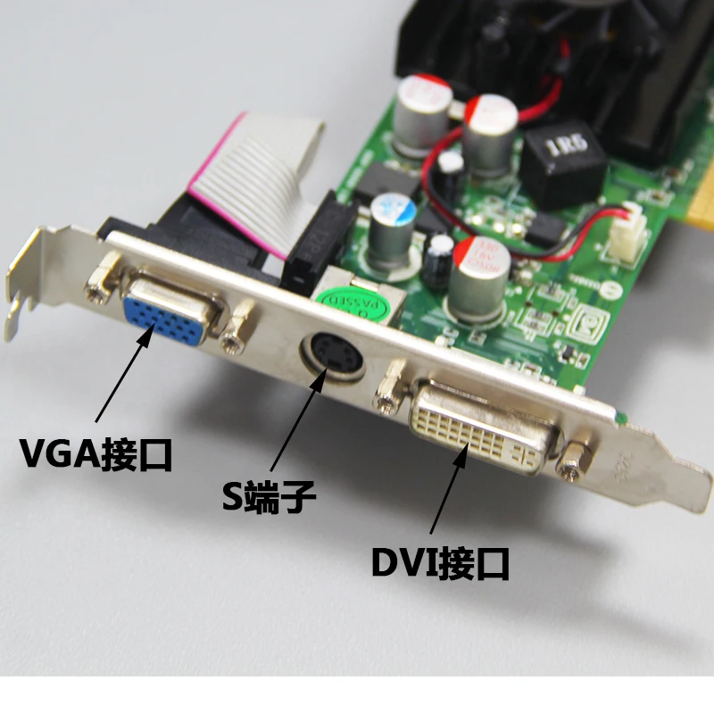 scheda grafica video per nVIDIA FX6200 256M AGP 4x 8X DDR2 VGA + S video + DVI 64bit AGP Scheda video Scheda grafica pny Mute nuovissima