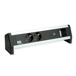BACHMANN DESK 2xSchutzkontakt USB C, USB Charger 60W 1xABD GST18 Image