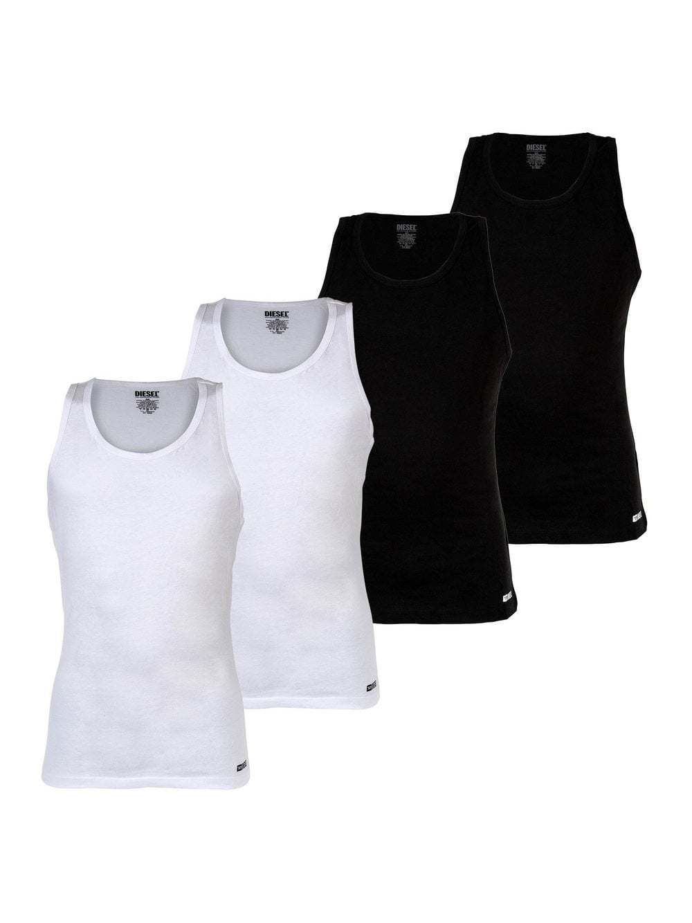 Diesel Unterhemd 4er Pack Herren mehrfarbig, M Image