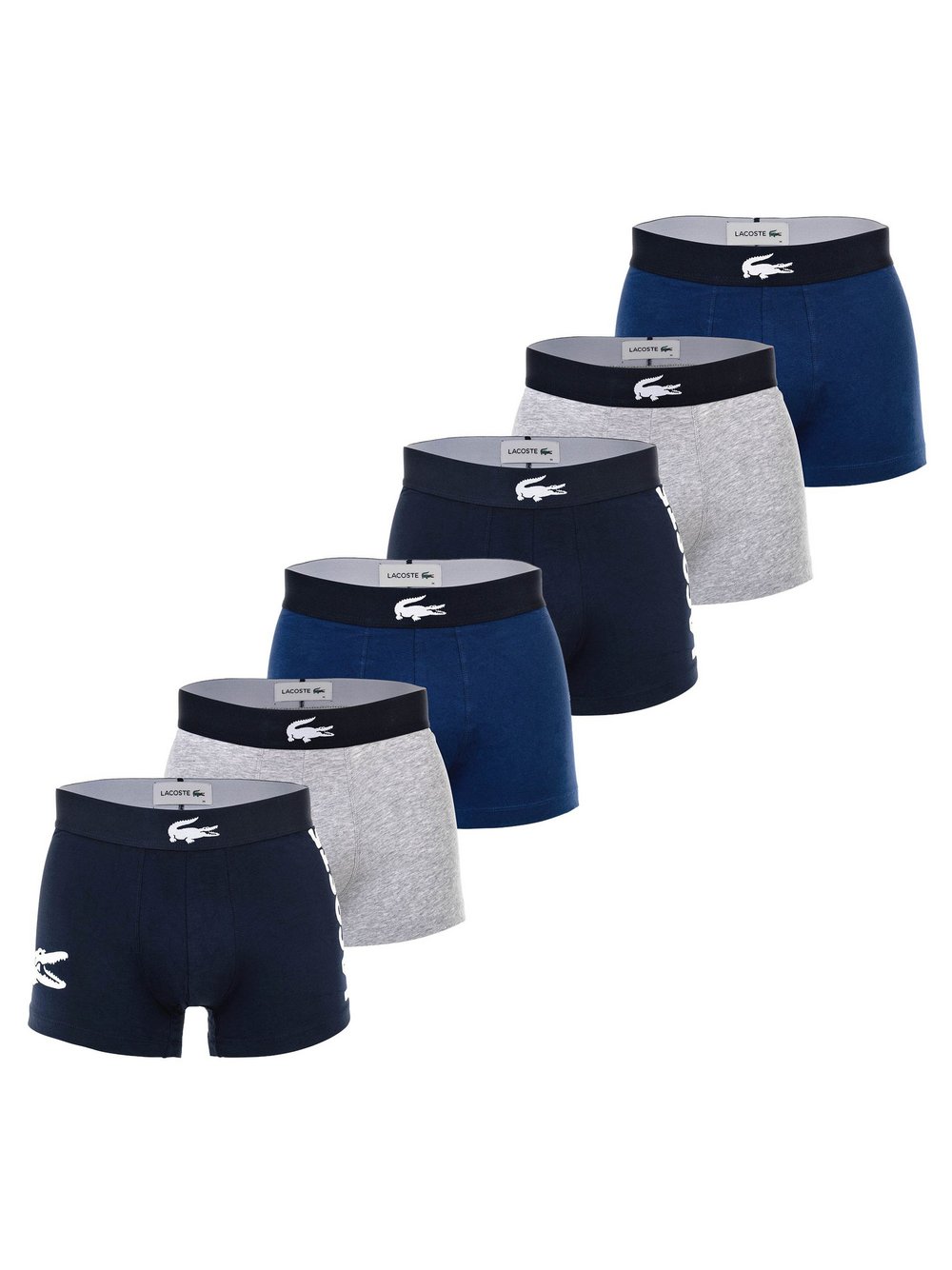 Lacoste Boxershort 6er Pack Herren mehrfarbig, M Image