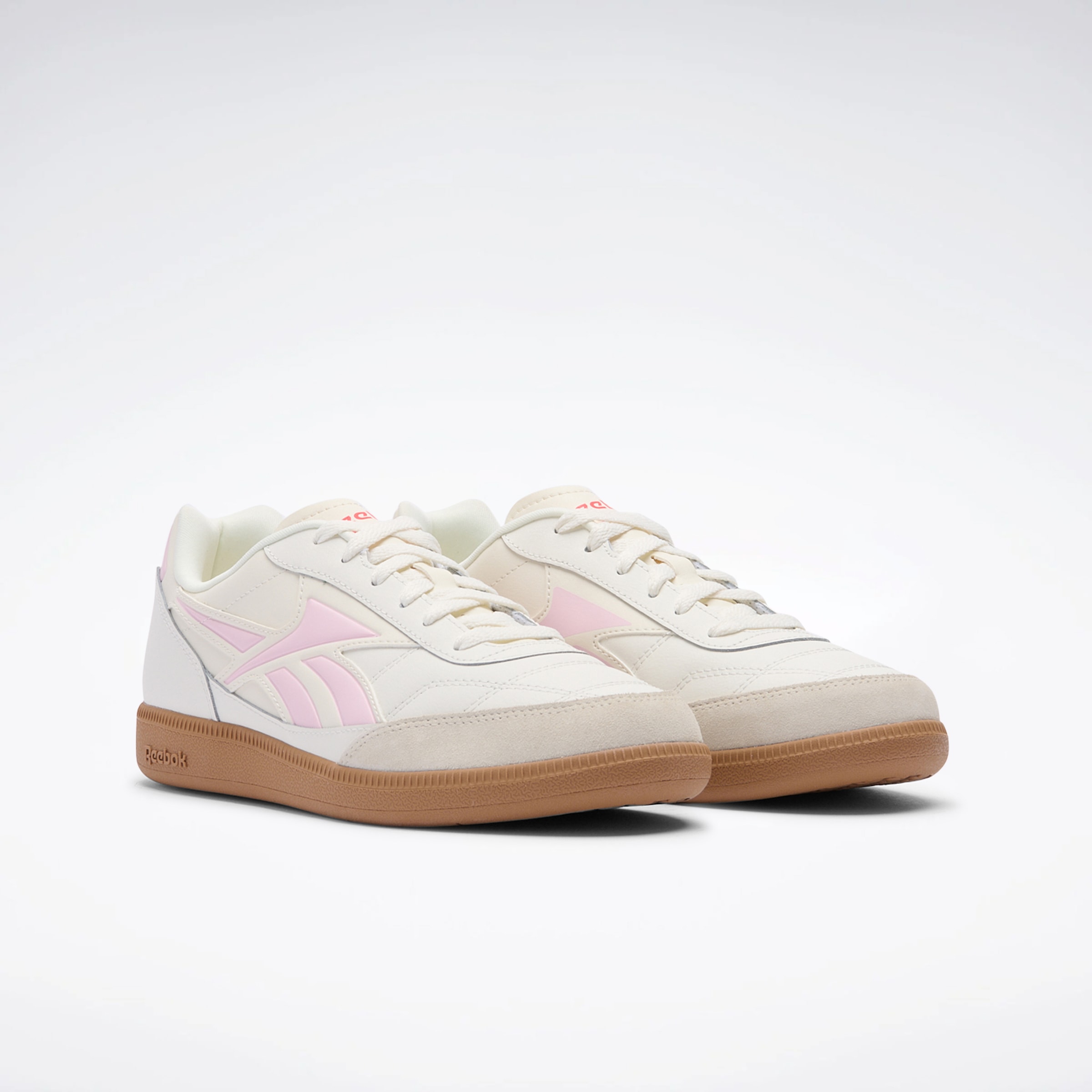 Sneaker REEBOK CLASSIC "REEBOK FINALE", Gr. 41, chalk, pink, gum, Leder, Synthetik, Schuhe Image