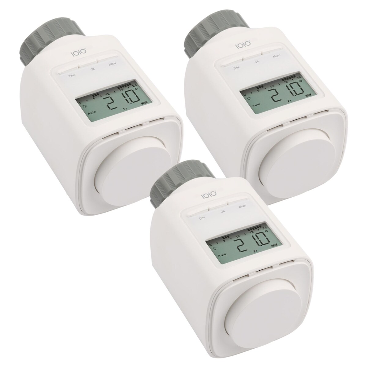3 Stück IOIO HT 2000 Elektronischer Thermostat Heizkörperthermostat spart bis 30% Heizkosten Image