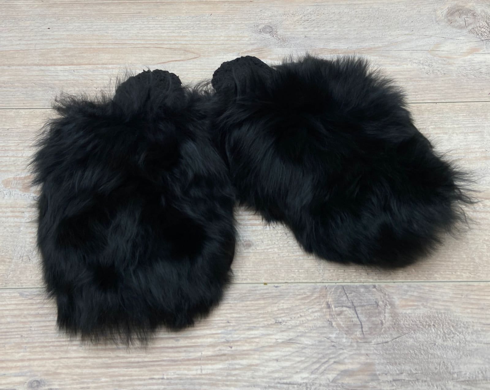 Chaussons en fourrure d'alpaga, chaussons unisexes du Pérou, chaussons en fourrure, chaussons d'hiver, chaussons en alpaga moelleux, chaussons en alpa