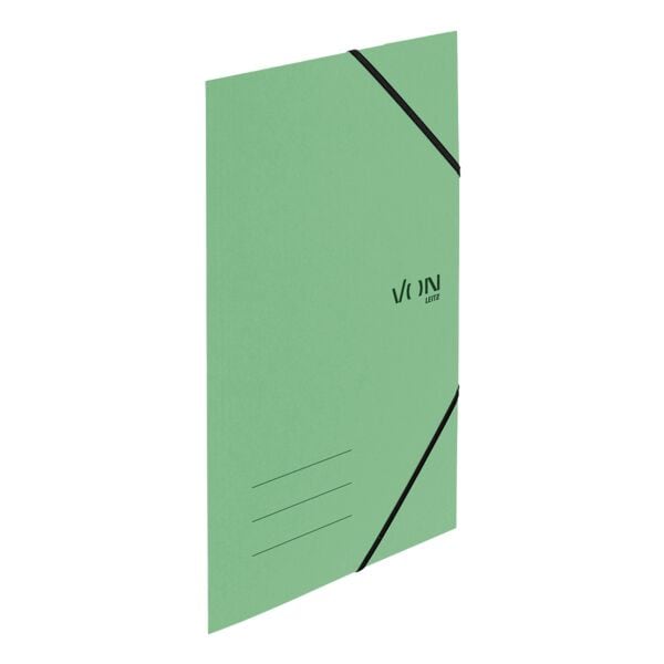VON by Leitz Eckspannermappe A4 Karton 335 g/m² 1 Stück grün, 24.2x31.8 cm Image