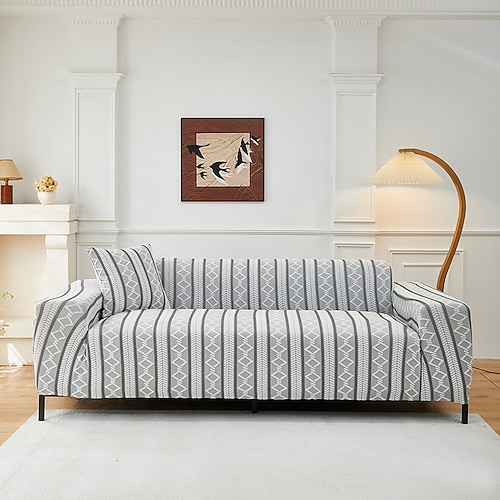 Elastischer Sofabezug aus Jacquard-Stoff, Stretch-Couchbezug, L-förmige Sofa-Schonbezug, Eckbezug für Wohnzimmer, 1/2/3/4-Sitzer Image