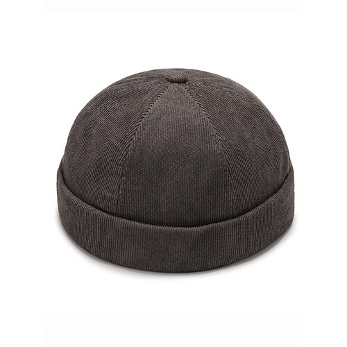 Herren-Cordmütze mit verstellbarem Riemen, Retro-Matrosenmütze in mehreren Farben, warme Wintermütze für Weihnachtsoutfits, Streetwear und lässige Alltagskleidung Image