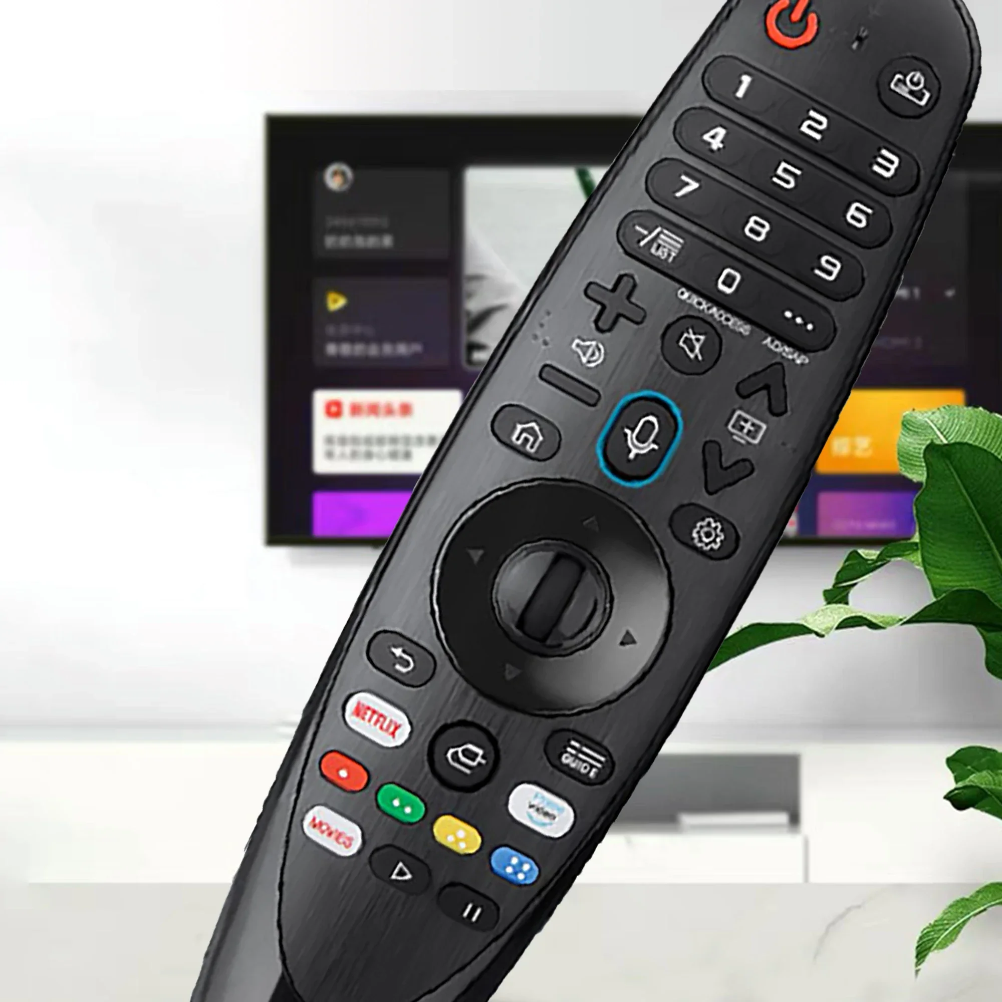 Magic Remote Control Ersatz mit Pointer-Sprachfunktion für Smart TV UHD OLED QNED-Fernseher, kompatibel mit Netflix Hot Key Image