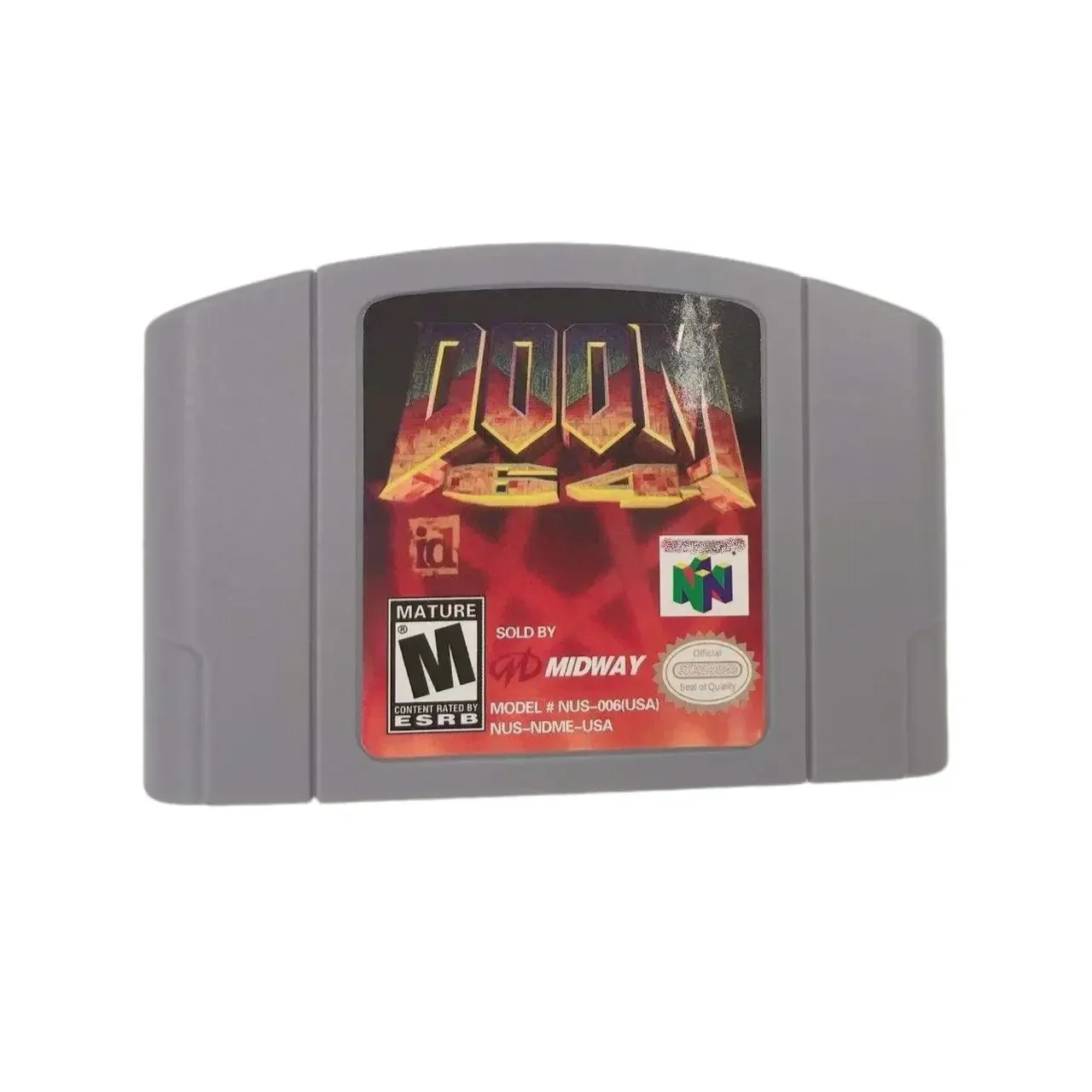 N64 Classic Game Console Video Game Cartridge USA Version For DOOM 64 Game Card 64-bit Console Video Game Cartridge Gift