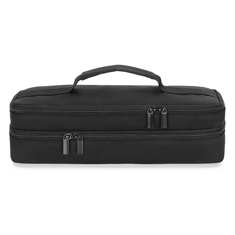 F-3C Tragbare Druckerhülle für Phomemo M08F, Itari M832, JADENS, Aixiqee, MUNBYN Doppelschichtige Aufbewahrungstasche für mobile Drucker Image