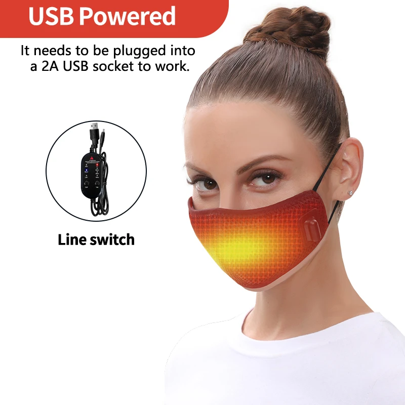 Heat Nose Mask Heated Sinus Relief Heated Nose Face Mask for Sinus and Nasal Beauty Health Brain Stimulator