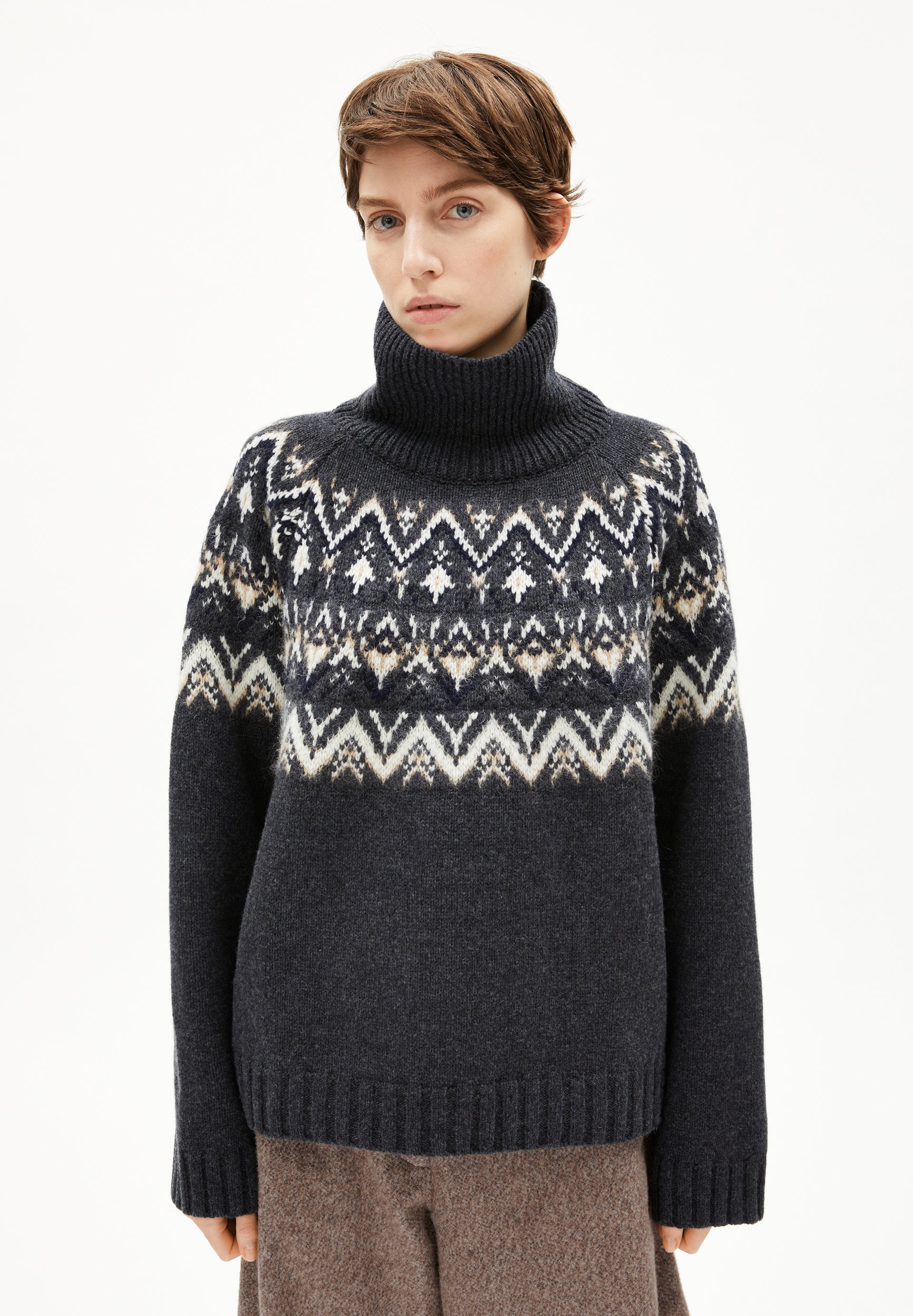 ELVARAA | Pullover aus Bio-Woll Mix - grau (L) Image