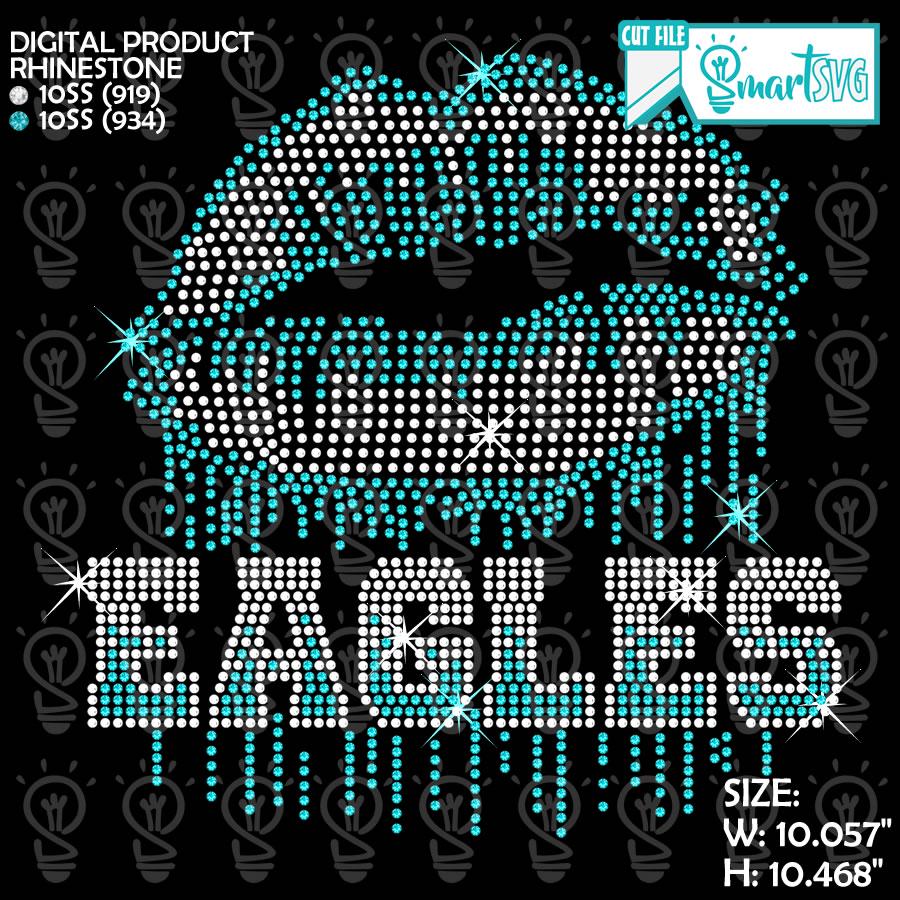 Strass bocca Eagles, strass da football svg, donna Eagles svg, ragazze Eagles svg, football Eagles svg, tifosi di football svg