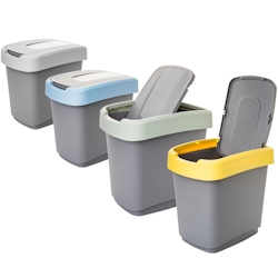 Abfalleimer SWINGBIN – 4er Set – 15 L – mit Schwingdeckel Image