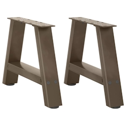 vidaXL Couchtischbeine A-Form 2 Stk. 40x(30-31) cm Stahl Image