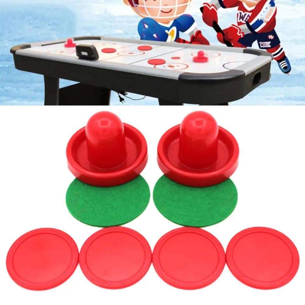 Air Hockey Pushers Air Hockey Puck Hockey Spieltisch 60mm 76mm 94mm Slider Pusher Set und Pucks Hockey Zubehör Image