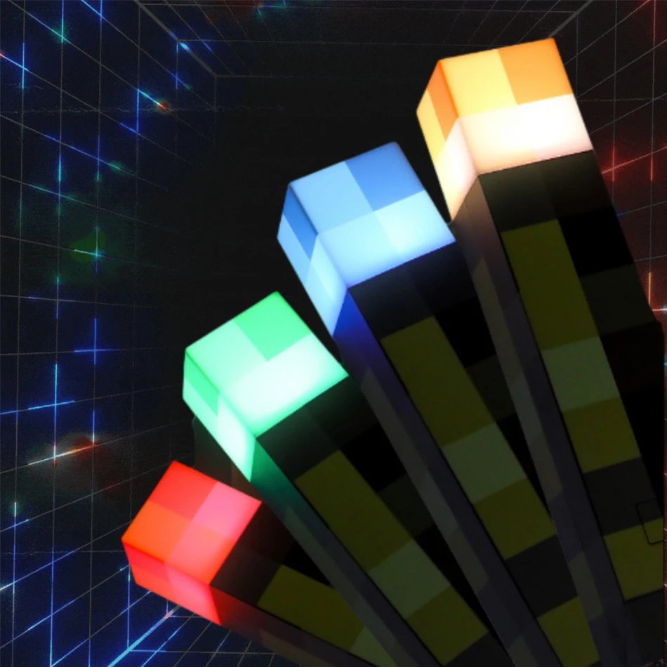 11 Zoll Brownstone Taschenlampe LED-Licht USB wiederaufladbar Nacht Home Decor Tischlampe Kinder Geschenk Nachttischlampe