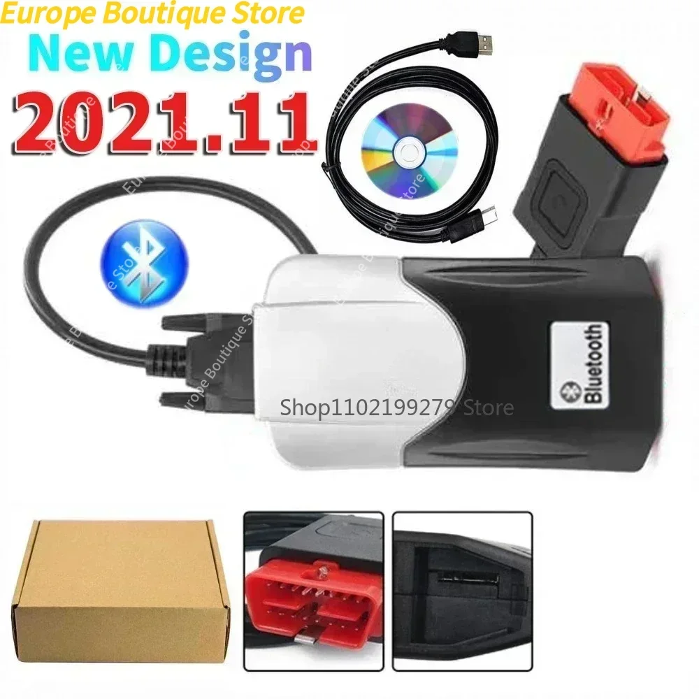 Neuester Scanner 2021.11 Keygen 2020.23 Vd NEU CDD mit Bluetooth für TNESF DELPHIS ORPDC Obd2 Auto-LKW-Diagnosetools Image