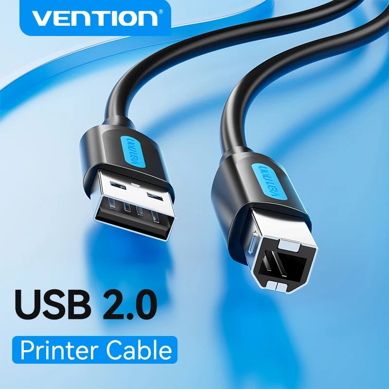 Vention USB-Druckerkabel USB 3.0 2.0 Typ A Stecker auf B Stecker Kabel für Canon Epson HP ZJiang Etikettendrucker DAC USB-Drucker Image