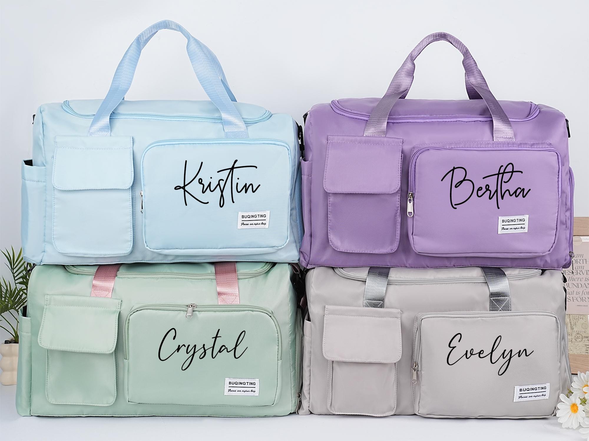 Borsa da viaggio personalizzata, regali per la festa della mamma, graziosa borsa da viaggio per lei, borsa da viaggio, borsa da viaggio personalizzata