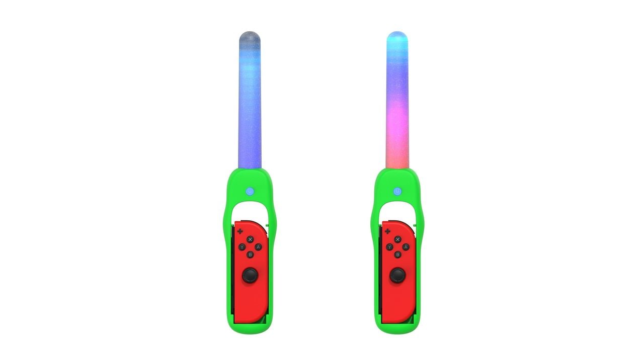 SWITCH Switch-Controller "Dance 'n' Play Kit", grün (grün, pink), B:32,8cm H:13cm T:5cm, Spielecontroller Image