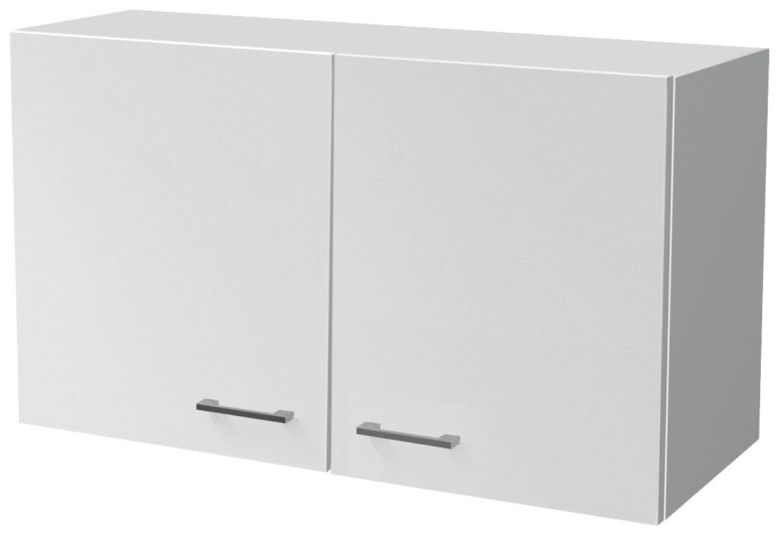 Hängeschrank FLEX-WELL "Lucca", weiß (weiß matt, caledonia), B:100cm H:55cm T:32cm, Spanplatte, Schränke, (B x H x T) 100 x 54,8 x 32 cm Image
