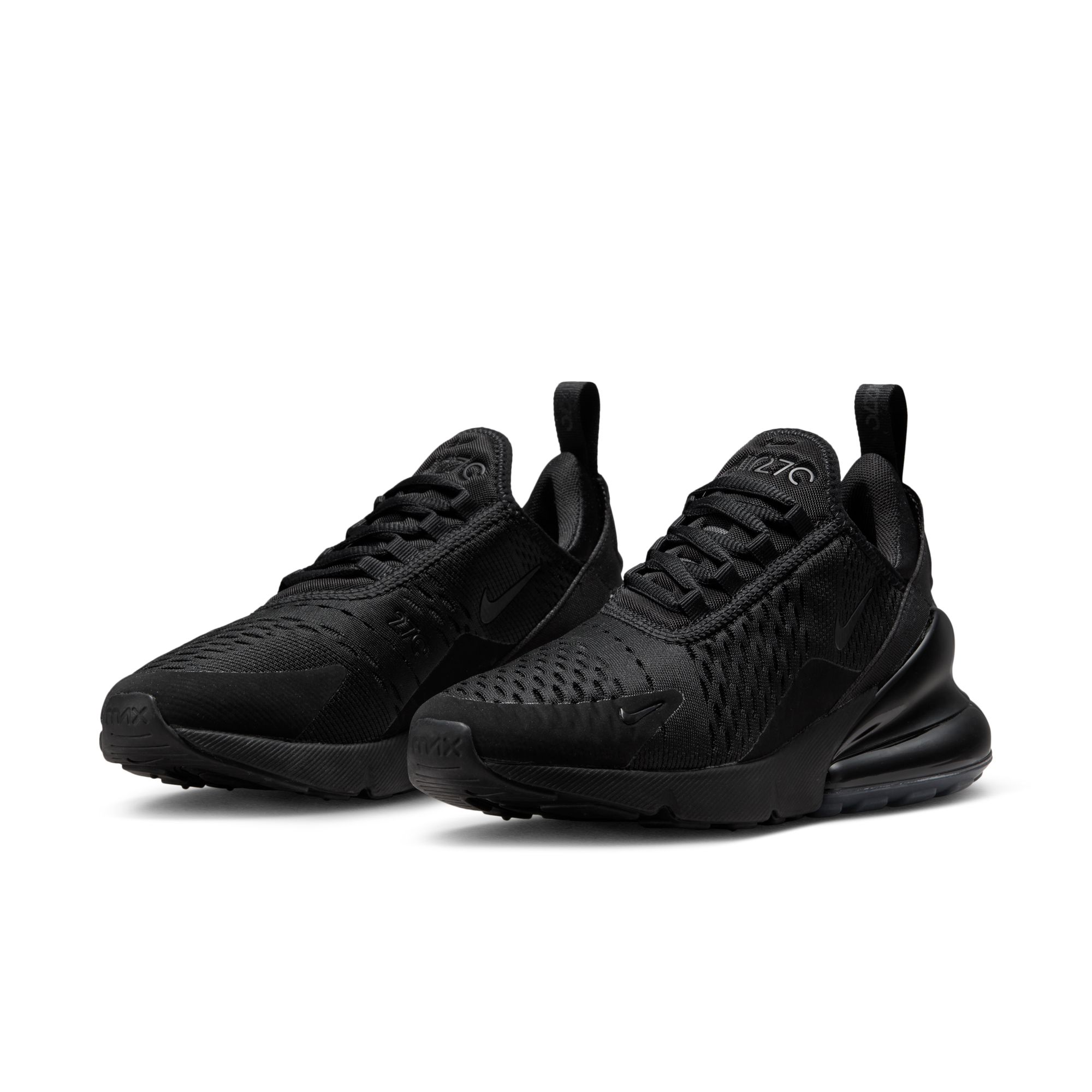 Sneaker NIKE SPORTSWEAR "W AIR MAX 270", Damen, Gr. 40, schwarz, schwarz, schwarz, Synthetik, Textil, Schuhe Sneaker