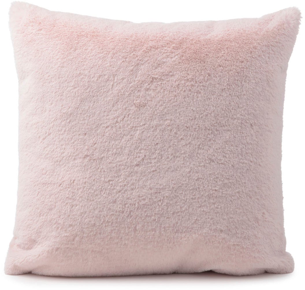 Dekokissen GÖZZE "Uni Flauschkissen LaPit", altrosa, unifarben, B:45cm H:10cm L:45cm, Polyester, Dekokissen_Sitzkissen_Kissenhüllen Image