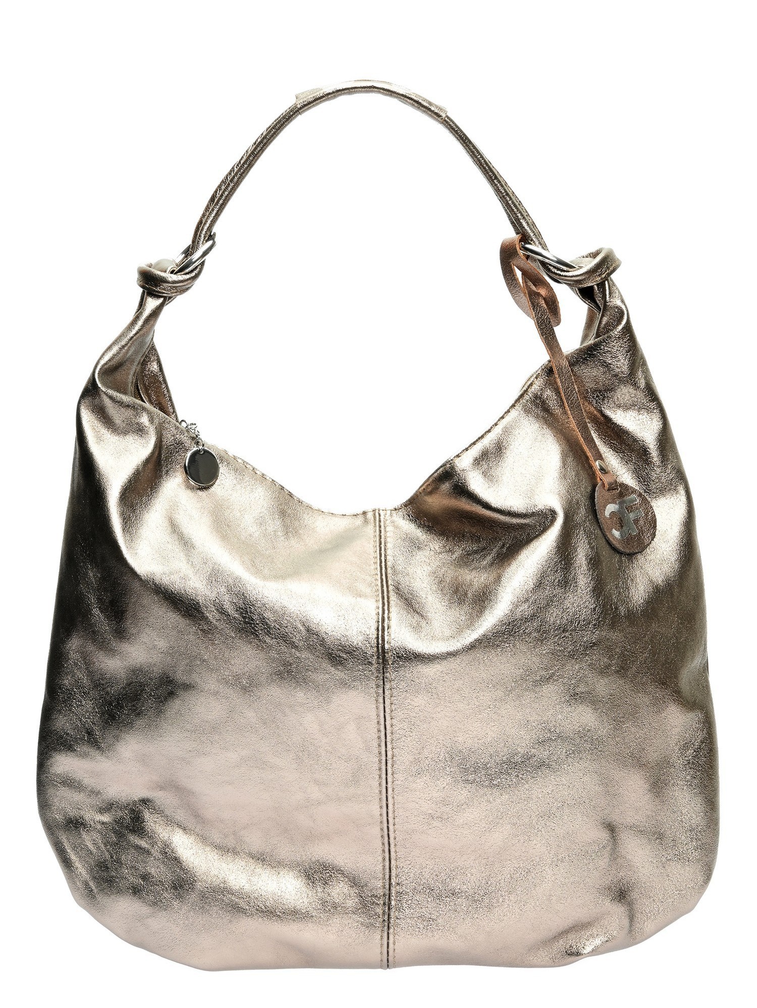 Carla Ferreri Bronze Leder Tasche Image