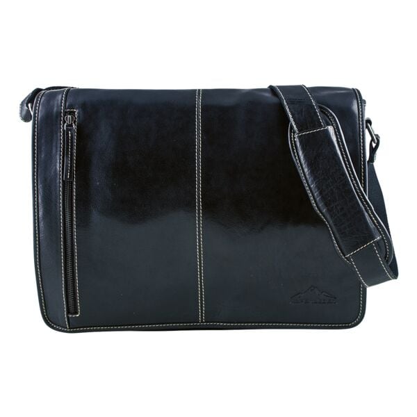 Alpenleder Umhängetasche »ATLANTA« 38.1 cm (15 Zoll) Ebenholz, 41x32x10 cm Image