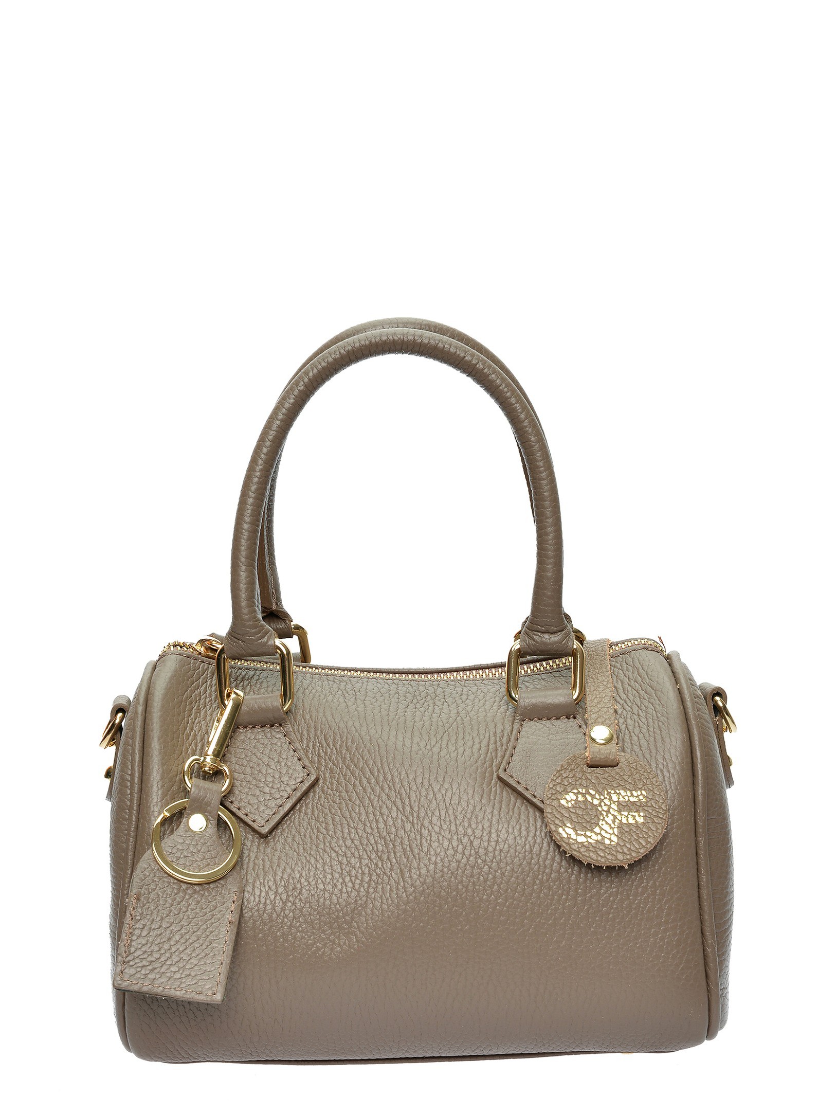 Carla Ferreri Beiger Lederbeutel Image