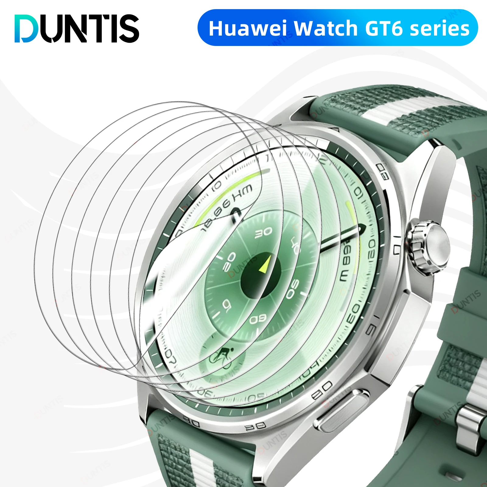 Displayschutzfolie für Huawei Watch GT6 Pro 46 mm, 41 mm, kratzfeste Hydrogel-Folie, HD, vollständige Abdeckung, weiche Schutzfolie, Zubehör Image