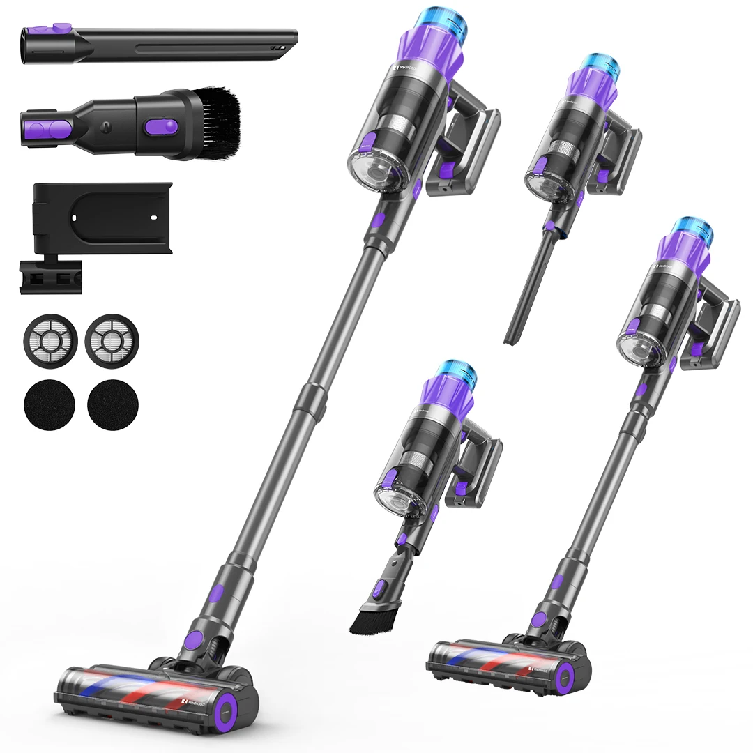 RedKey P9 Pro 650 W 75 kPa Saugleistung Akku-Staubsauger 70 Minuten Laufzeit Vielseitiger Stabstaubsauger für Zuhause und Auto Bodenreiniger Image